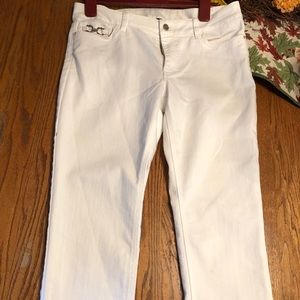 White House Black Market Size 12 Straight Leg Crop